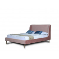 Manhattan Comfort BD003-FL-BH Heather Full-Size Bed in Blush